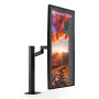 LCD Monitor, LG, 31.5, Panel IPS, 3840x2160, 16:9, 60Hz, 5 ms, Speakers, Swivel, Pivot, Height adjustable, Tilt, Colour Black, 32UN880K-B