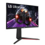 LCD Monitor, LG, 23.8, Gaming, Panel IPS, 1920x1080, 16:9, 144Hz, Matte, 1 ms, Pivot, Height adjustable, Tilt, Colour Black, 24GN65R-B
