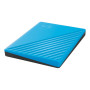 External HDD, WESTERN DIGITAL, My Passport, 4TB, USB 2.0, USB 3.0, USB 3.2, Colour Blue, WDBPKJ0040BBL-WESN