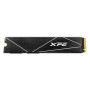 SSD, ADATA, XPG GAMMIX S70 BLADE, 4TB, M.2, PCIe Gen4, 3D NAND, Write speed 6600 MBytes/sec, Read speed 7400 MBytes/sec, TBW 2960 TB, MTBF 2000000 hours, AGAMMIXS70B-4T-CS