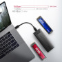 SSD ACC ENCLOSURE M.2 NVME/SATA USB-C EEM2-GTS2 AXAGON
