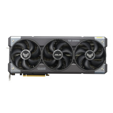 Graphics Card, ASUS, NVIDIA GeForce RTX 5080, 16 GB, GDDR7, 256 bit, PCIE 5.0 16x, Triple slot Fansink, 2xHDMI, 3xDisplayPort, TUF-RTX5080-O16G-GAMING