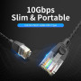 PATCH CABLE CAT.6A UTP/5M BLACK IBIBJ VENTION