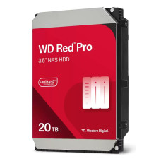 HDD, WESTERN DIGITAL, Red Pro, 20TB, SATA 3.0, 512 MB, 7200 rpm, 3,5, WD202KFGX HDD, WESTERN DIGITAL, Red Pro, 20TB, SATA 3.0, 512 MB, 7200 rpm, 3,5, WD202KFGX