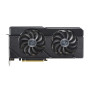 Graphics Card, ASUS, AMD Radeon RX 7700 XT, 12 GB, GDDR6, 192 bit, PCIE 4.0 16x, Dual Slot Fansink, 1xHDMI, 3xDisplayPort, DUAL-RX7700XT-O12G