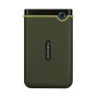 External HDD, TRANSCEND, StoreJet, 1TB, USB 3.1, Colour Green, TS1TSJ25M3G