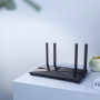 Wireless Router, TP-LINK, 1800 Mbps, Wi-Fi 6, 1 WAN, 4x10/100/1000M, Number of antennas 4, ARCHERAX23