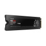 SSD, SAMSUNG, 990 PRO with Heatsink, 1TB, M.2, PCIE, NVMe, MLC, Write speed 6900 MBytes/sec, Read speed 7450 MBytes/sec, 2.3mm, TBW 600 TB, MTBF 1500000 hours, MZ-V9P1T0CW