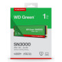 SSD, SANDISK, Green, POWERED BY SANDISK, 1TB, M.2, NVMe, Write speed 4200 MBytes/sec, Read speed 5000 MBytes/sec, 2.3mm, TBW 150 TB, WDS100T4G0E