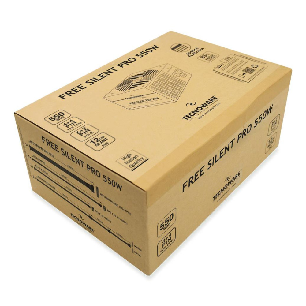 Power Supply, TECNOWARE, FAL551FSP12, ATX, 550 W, FAL551FSP12 Power Supply, TECNOWARE, FAL551FSP12, ATX, 550 W, FAL551FSP12