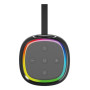 Portable Speaker, GEMBIRD, Black, Wireless, Bluetooth, SPK-BT-LED-08L