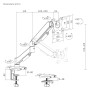 DISPLAY ACC MOUNTING ARM/17-32 MA-DA1U-01 GEMBIRD