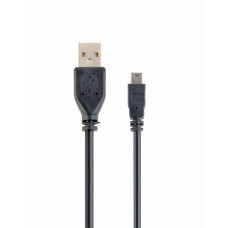 CABLE USB2 AM-MINI 30CM BLACK/CCP-USB2-AM5P-1 GEMBIRD