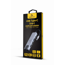 I/O ADAPTER USB-C TO HDMI/USB3/5IN1 A-CM-COMBO5-04 GEMBIRD