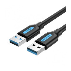 CABLE USB3.0 MALE TO MALE/3M BLACK CONBI VENTION