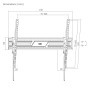 TV SET ACC WALL MOUNT 43-100/WM-100T-01 GEMBIRD