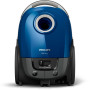 Vacuum Cleaner, PHILIPS, XD3110/09, Cordless/Bagged, 900 Watts, Capacity 3 l, Noise 79 dB, Black / Blue, Weight 4.6 kg, XD3110/09