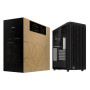 Case, ASUS, ProArt PA401 Wood Edition - Tempered Glass Panel, MidiTower, Case product features Transparent panel, Not included, ATX, Colour Black, PROARTPA401WOODTGPWM
