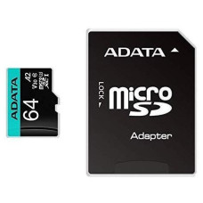 MEMORY MICRO SDXC 64GB W/ADAP./AUSDX64GUI3V30SA2-RA1 ADATA MEMORY MICRO SDXC 64GB W/ADAP./AUSDX64GUI3V30SA2-RA1 ADATA