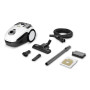 Vacuum Cleaner, KARCHER, Vacuum cleaner VC 2, 700 Watts, Capacity 2.8 l, Noise 76 dB, White / Red, Weight 5.1 kg, 1.198-035.0