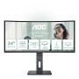 LCD Monitor, AOC, 34 , 3440 x 1440 pixels, UltraWide Quad HD, Native aspect ratio 21:9, LED, Curved, CU34P3CV