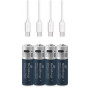 BATTERY RECH. LI-ION AA 1.5V/1400MAH 4P MRBAT161 MEDIARANGE