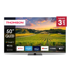 TV Set, THOMSON, 50, 4K/Smart, QLED, 3840x2160, Bluetooth, Google TV, 50QG5C14