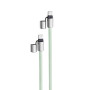 CABLE USB-C TO USB-C 1.65M/LANYARD GREEN 7991007 INTENSO