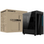 Case, GIGABYTE, C200 GLASS, MidiTower, Not included, ATX, MicroATX, MiniITX, Colour Black, GB-C200G