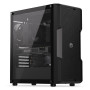 Case, ENDORFY, Regnum 400 Air, MidiTower, Case product features Transparent panel, Not included, ATX, MicroATX, MiniITX, Colour Black, EY2A008