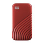 External SSD, WESTERN DIGITAL, My Passport, 2TB, USB-C, USB 3.2, Write speed 1000 MBytes/sec, Read speed 1050 MBytes/sec, WDBAGF0020BRD-WESN