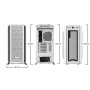 Case, BE QUIET, Silent Base 802 Window White, MidiTower, Not included, ATX, EATX, MicroATX, MiniITX, Colour White, BGW40