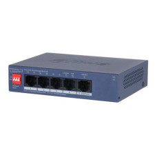 Switch, DAHUA, CS4005-4GT-36, Switch type Managed, Switch layer L2, Form factor Desktop/Wall-Mounting, 5xRJ-45 ports, RJ-45 Ports Type Gigabit Ethernet (10/100/1000), 5xGigabit Ethernet (copper) ports quantity, Power over Ethernet (PoE) Yes, 4xPower over 