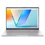 Notebook, ASUS, VivoBook S, M5606UA, CPU Ryzen 7, 8845HS, 3800 MHz, 16, 3200x2000, RAM 16GB, LPDDR5x, SSD 1TB, AMD Radeon Graphics, Integrated, ENG, NumberPad, Card Reader Micro SD, Windows 11 Home, Silver, 1.5 kg, 90NB1483-M005B0