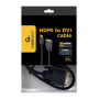 CABLE HDMI TO DVI 0.5M/CC-HDMI-DVI-0.5M GEMBIRD