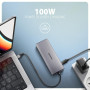 I/O HUB USB-C 6IN1 10GBPS/0.15M HMC-6G2L AXAGON