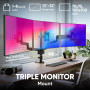MONITOR ACC DESK MOUNT/13-32 BLACK G280-B ONKRON