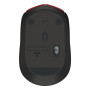 MOUSE USB OPTICAL WRL M171/RED 910-004641 LOGITECH