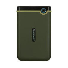 External HDD, TRANSCEND, StoreJet, 2TB, USB 3.0, Colour Green, TS2TSJ25M3G