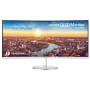 LCD Monitor,SAMSUNG,34,Curved/21 : 9,3440x1440,21:9,100Hz,4 ms,Speakers,Height adjustable,Tilt,Colour White,LC34J791WTPXEN