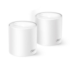 Wireless Router, TP-LINK, Wireless Router, 1500 Mbps, Mesh, Wi-Fi 6, 1x10/100/1000M, 1x2.5GbE, DHCP, DECOX10(2-PACK)