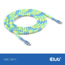 CABLE USB-C TO USB-C/BLUE CAC-3011 CLUB3D CABLE USB-C TO USB-C/BLUE CAC-3011 CLUB3D