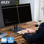LCD Monitor, MSI, PRO MP245PG, 23.8, Business, Panel IPS, 1920x1080, 16:9, 100Hz, Matte, 1 ms, Swivel, Pivot, Height adjustable, Tilt, Colour Black, PROMP245PG