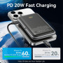 POWER BANK WRL 10000MAH 20W/MAGNETIC BLACK FHNB0 VENTION