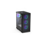 Case, ENDORFY, Ventum 200 ARGB, MidiTower, Case product features Transparent panel, Not included, ATX, MicroATX, MiniITX, Colour Black, EY2A014