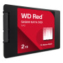 SSD, SANDISK, Red SA500, POWERED BY SANDISK, 2000 GB, Serial ATA, Write speed 520 MB/s, Read speed 560 MB/s, 2.5, 1300xTBW rating, WDS200T2R0A