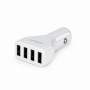 MOBILE CHARGER CAR USB 4PORT/WHITE EG-U4C4A-CAR-01 GEMBIRD