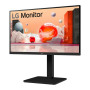 LCD Monitor, LG, 24BA550-B, 24, Panel IPS, 1920x1080, 16:9, 100 Hz, Matte, 5 ms, Speakers, Swivel, Pivot, Height adjustable, Tilt, Colour Black, 24BA550-B
