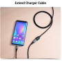 CABLE USB3.0 MALE TO FEMALE/0.5M BLACK CBHBD VENTION