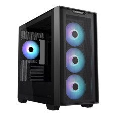 Case, ASUS, A21 PLUS, MidiTower, Case product features Transparent panel, Not included, MicroATX, MiniITX, Colour Black, A21PLUSTGARGBBLACK